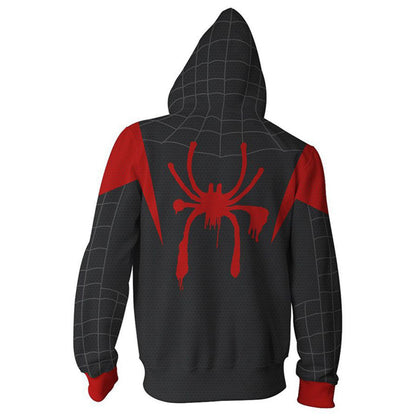 Miles Morales Spider Man Printed Hoodie