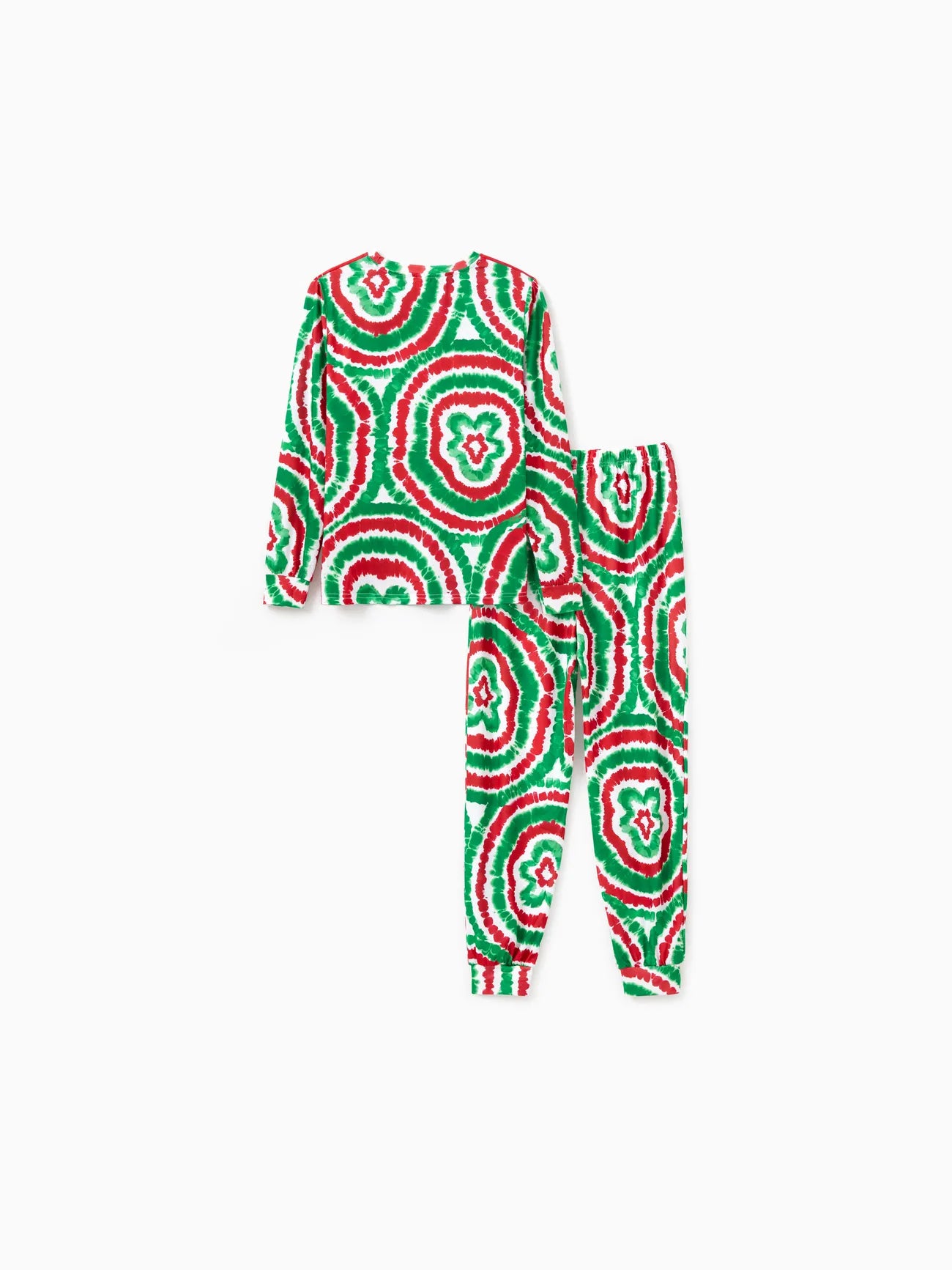 Christmas Tie Dye Gingerbread Man Family Pajamas Set