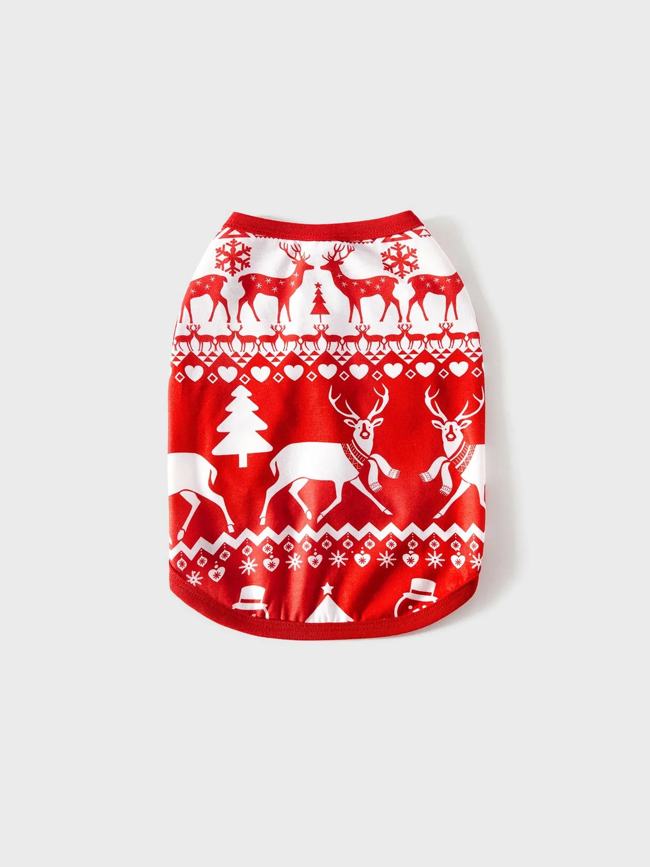 Matching Christmas Pajamas Set For Family With Deer Print Pet S