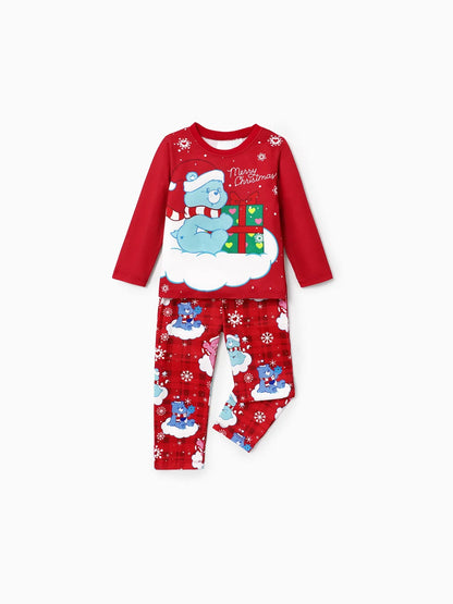 Family Matching Bears Christmas Pajamas Set Kids