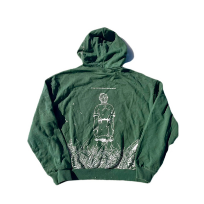 Warrior Inspired Graphic Printed Hoodie