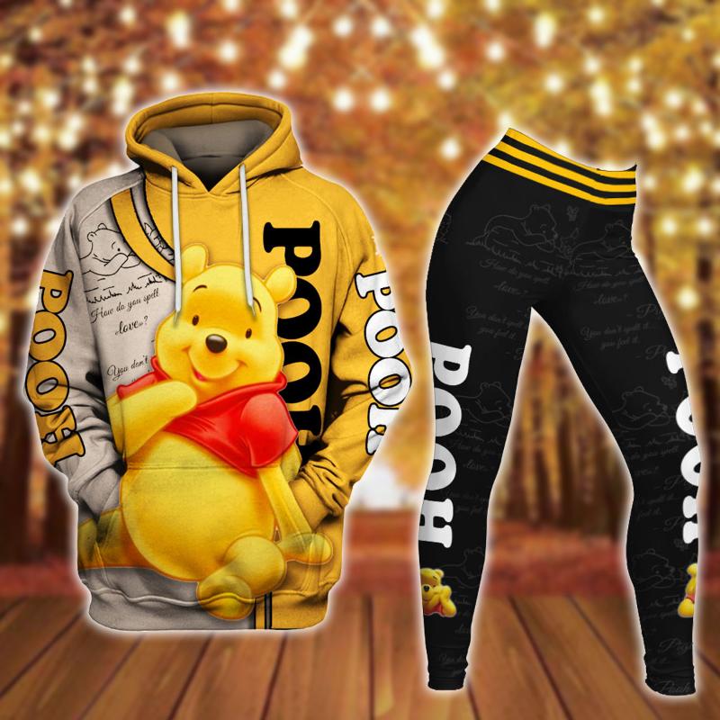 Winnie The Pooh Hoodie And Leggings Set