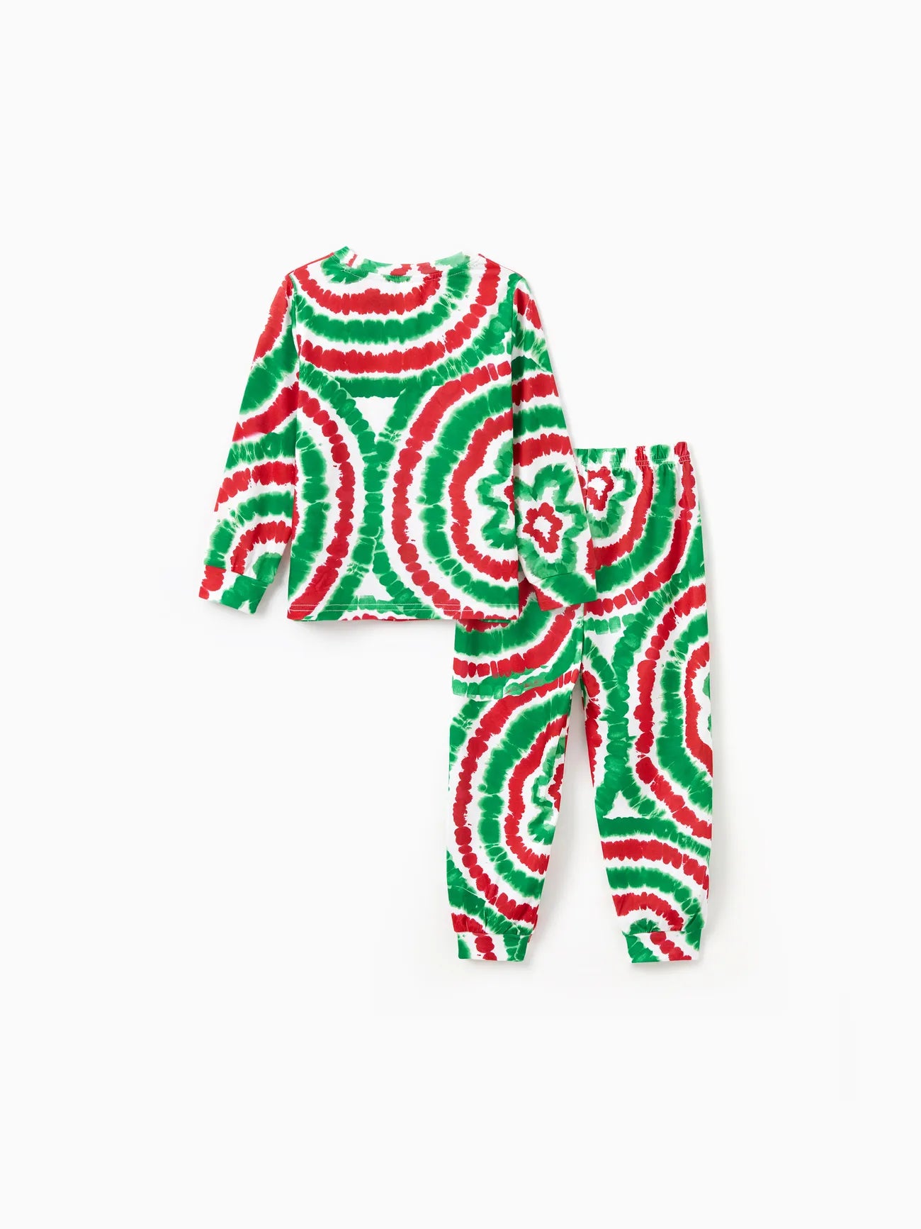 Christmas Tie Dye Gingerbread Man Family Pajamas Set