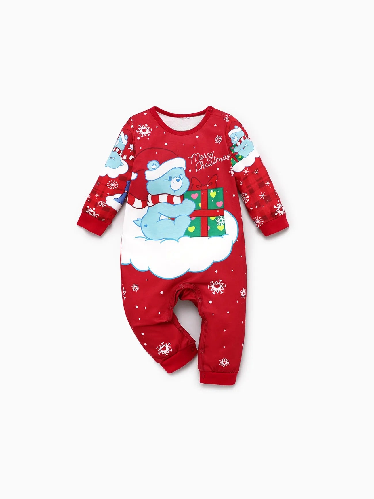 Family Matching Bears Christmas Pajamas Set Baby