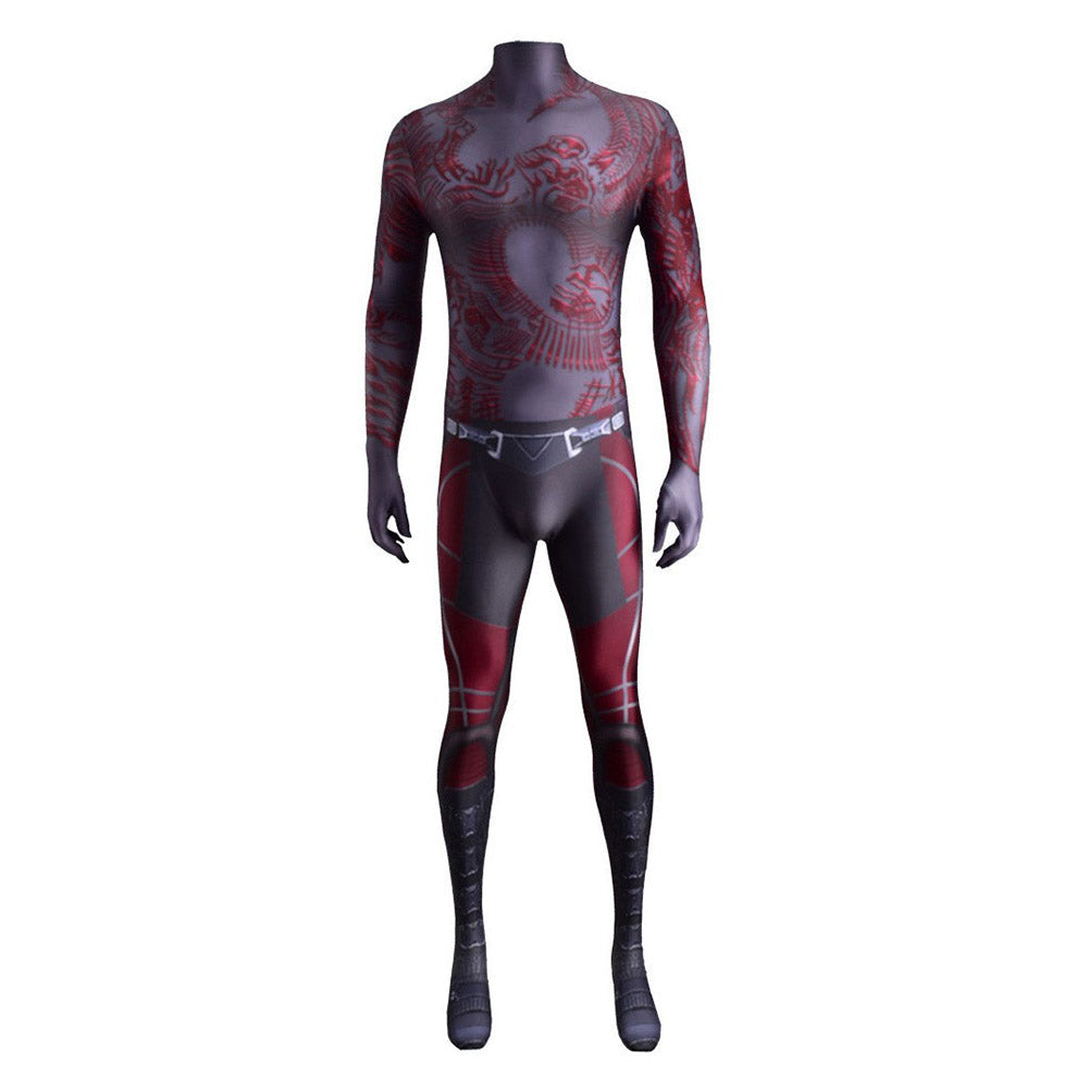 Drax The Destroyer Cosplay Costume Jumpsuit