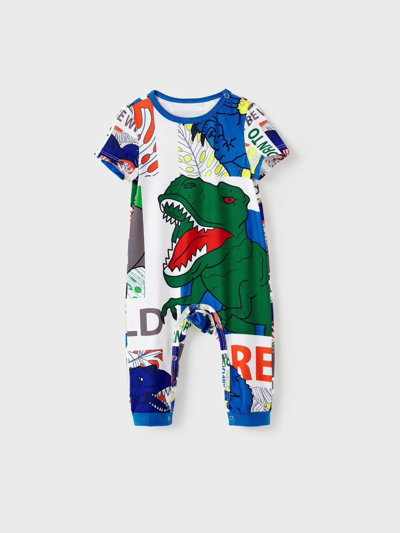 Dinosaur Printed Family Matching Pajama Set Baby