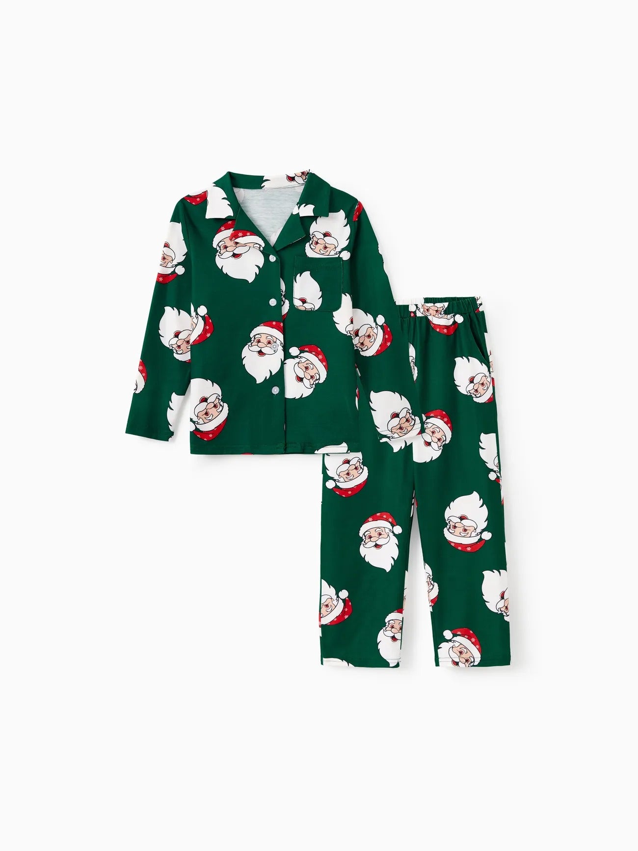 Festive Santa Claus Family Pajama Set