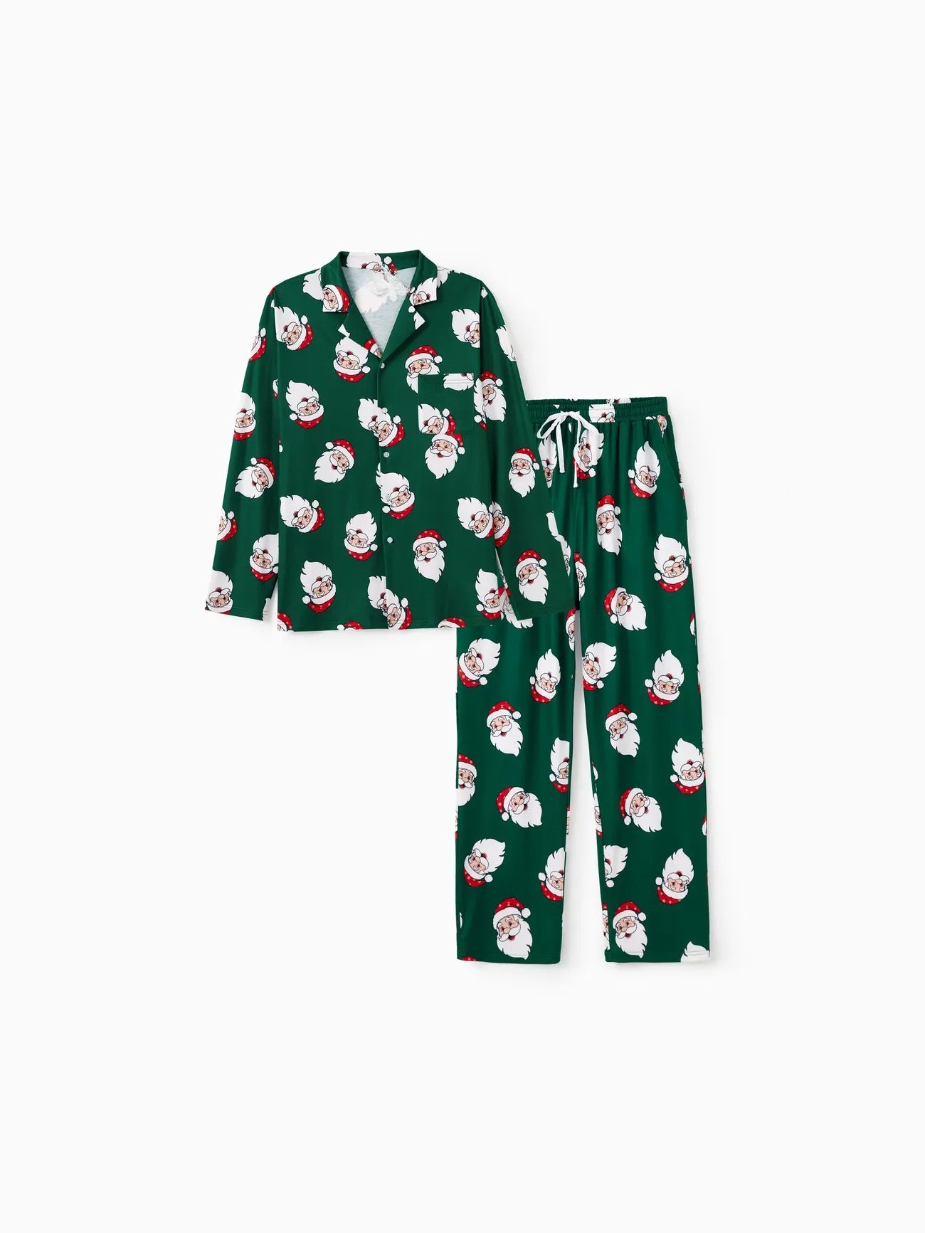 Festive Santa Claus Family Pajama Set Women