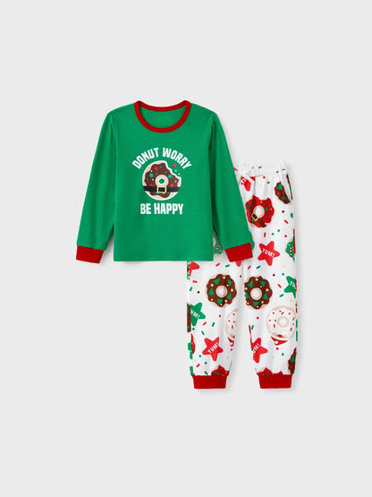 Donut Worry Family Matching Pajama Set Kids