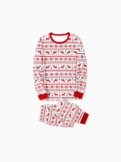 Reindeer Snowflake Family Matching Pajama Set Men