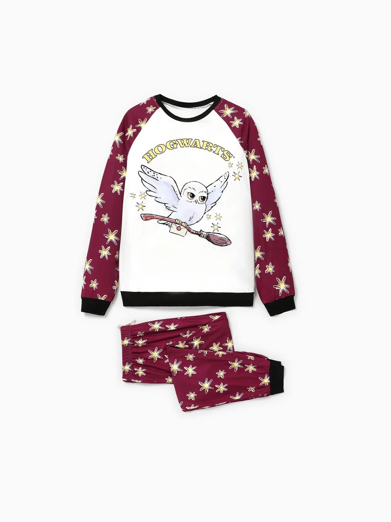 Harry Potter Owl Design Christmas Family Pajama Set Men