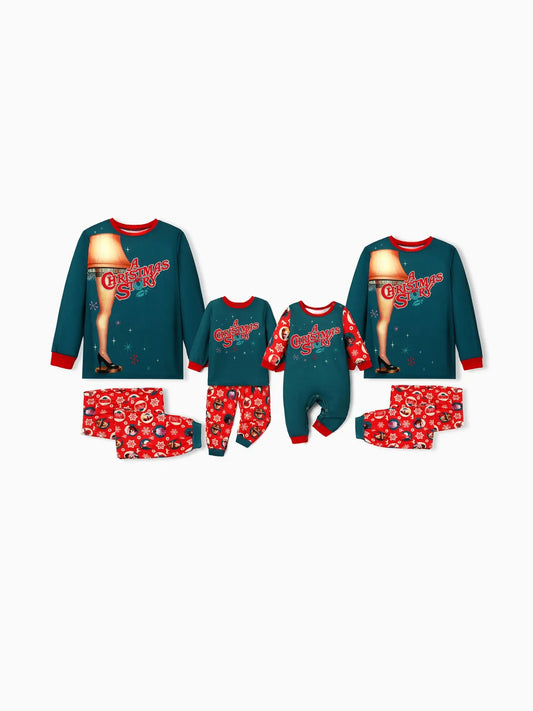 Christmas Story Printed Family Matching Pajama Set Women S