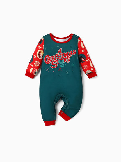 Christmas Story Printed Family Matching Pajama Set Baby