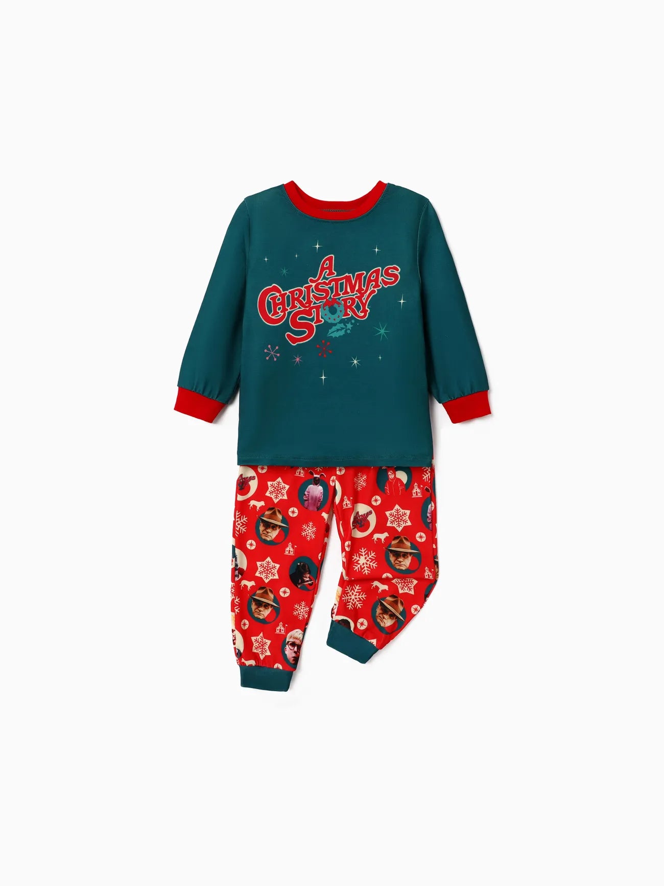 Christmas Story Printed Family Matching Pajama Set Kids