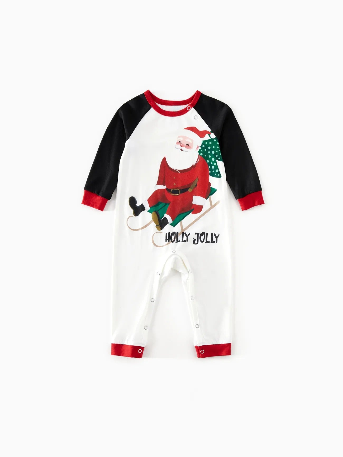 Santa Printed Family Matching Pajama Set Baby