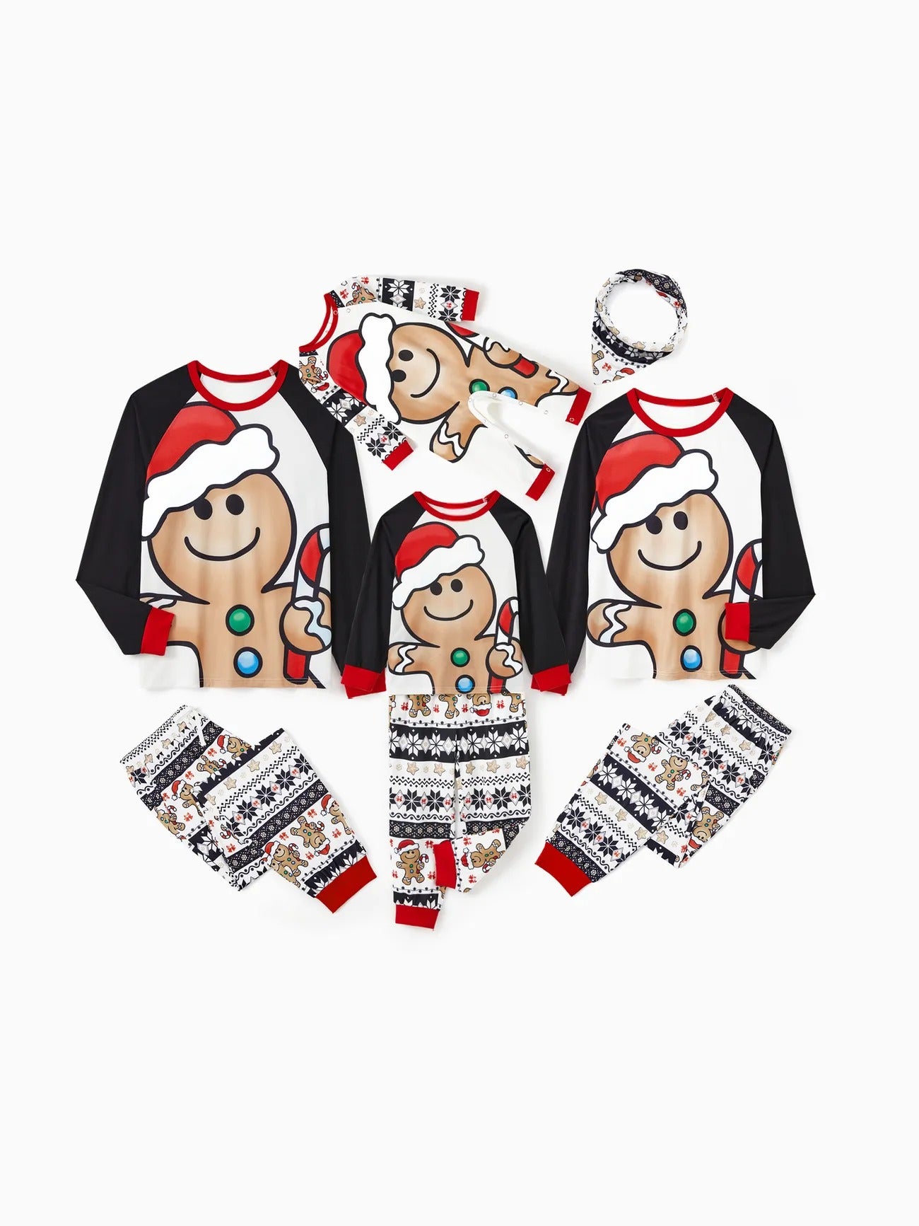 Family Matching Gingerbread Santa Pajama Set Women S