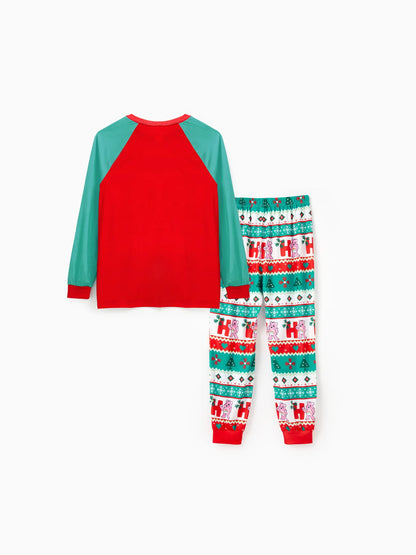 Holiday Family Matching Bear Printed Pajamas Set