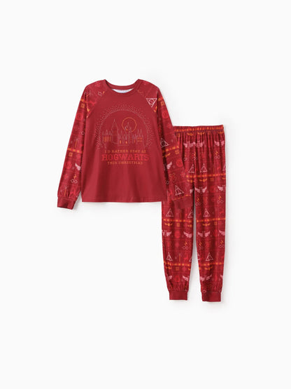 Harry Potter Theme Family Matching Christmas Pajama Set Women