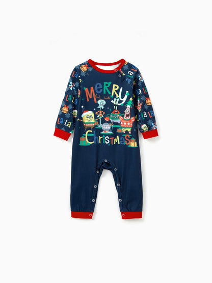 Family Matching Merry Christmas Pajama Set Baby