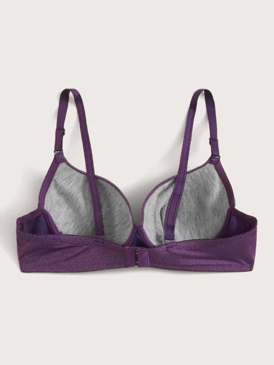 Adjustable Strap Push Up Underwire Bra