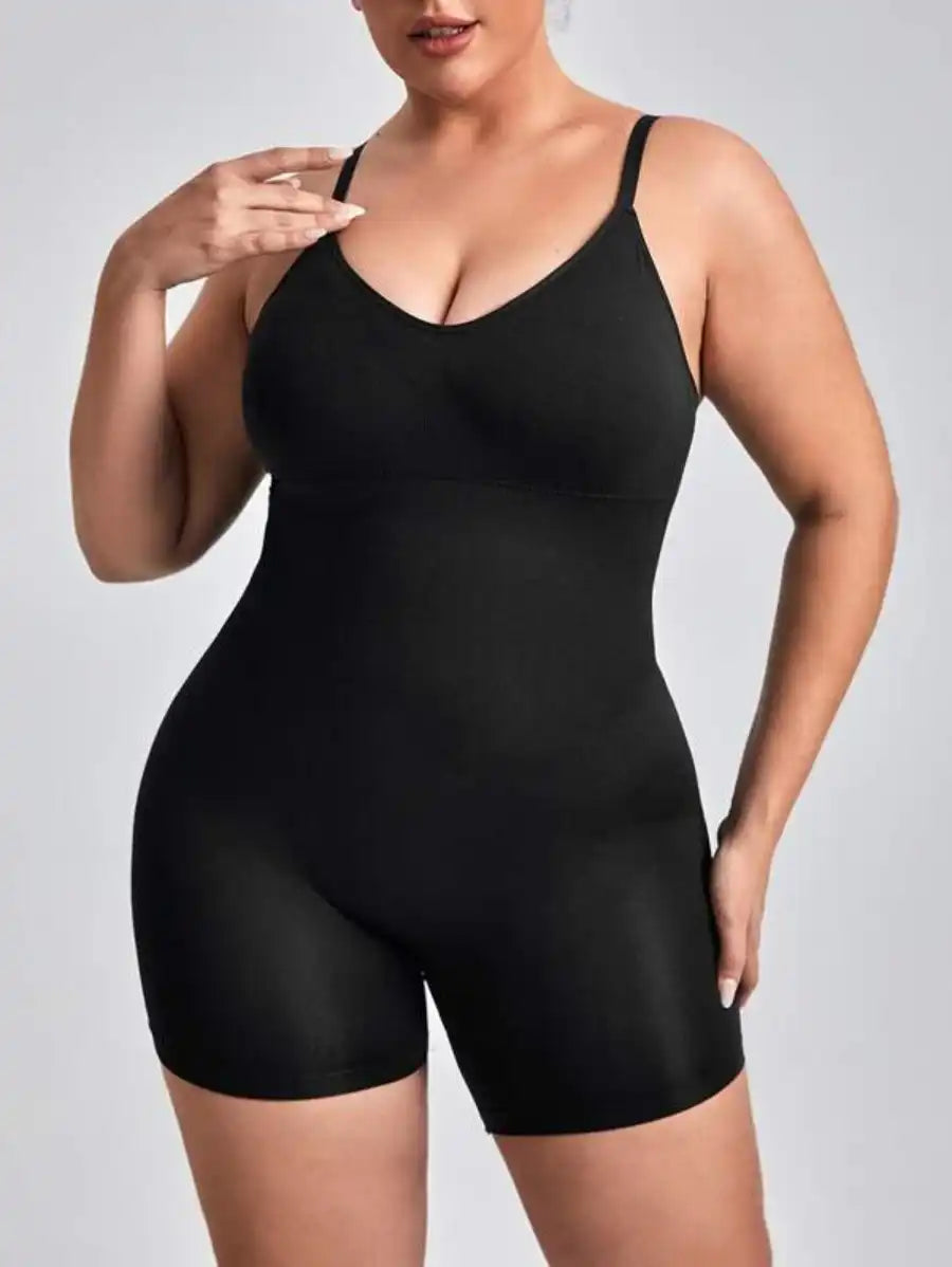 Adjustable Strap Shapewear Romper