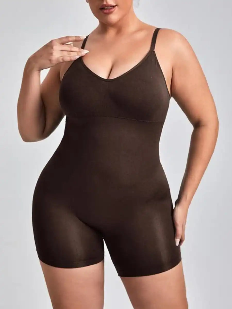 Adjustable Strap Shapewear Romper