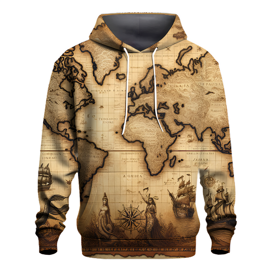 Ancient Map Explorer Hoodie