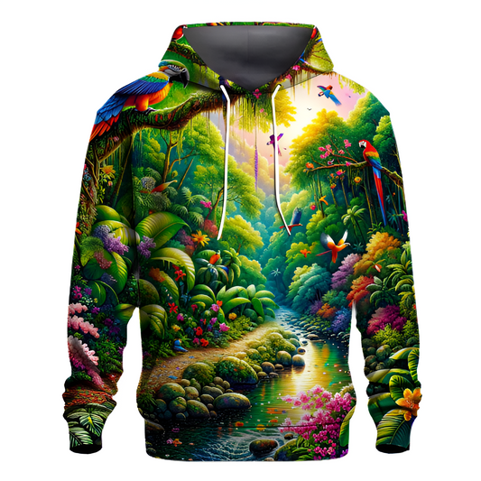 Whimsical Jungle Paradise Hoodie