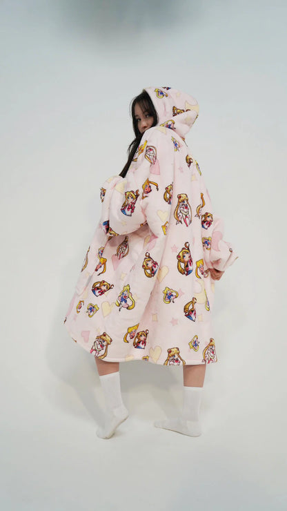 Anime Cozy Blanket Hoodies