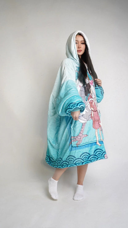 Anime Cozy Blanket Hoodies