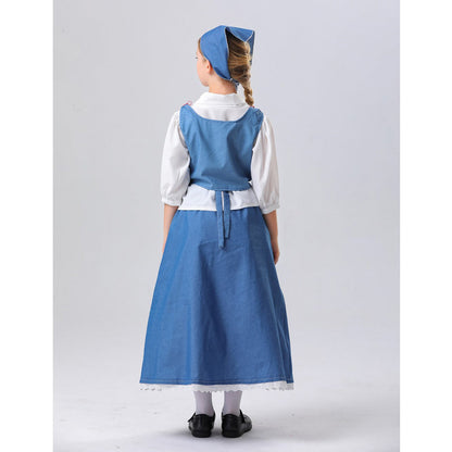 Beauty And The Beast Belle Kids Cosplay Costume