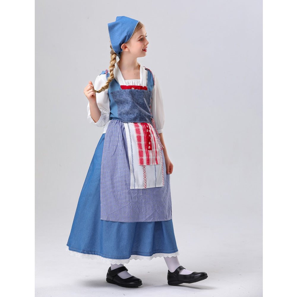 Beauty And The Beast Belle Kids Cosplay Costume