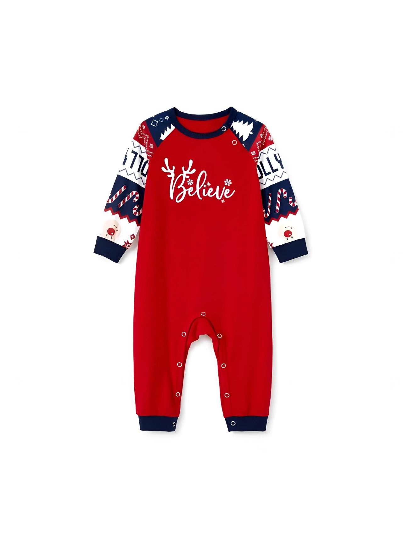 Believe Printed Family Matching Pajama Set Baby