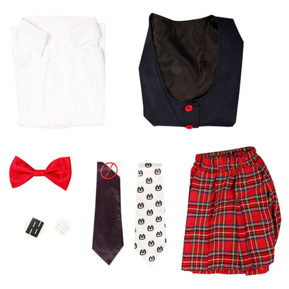 Children Uniform Skirt Outfits