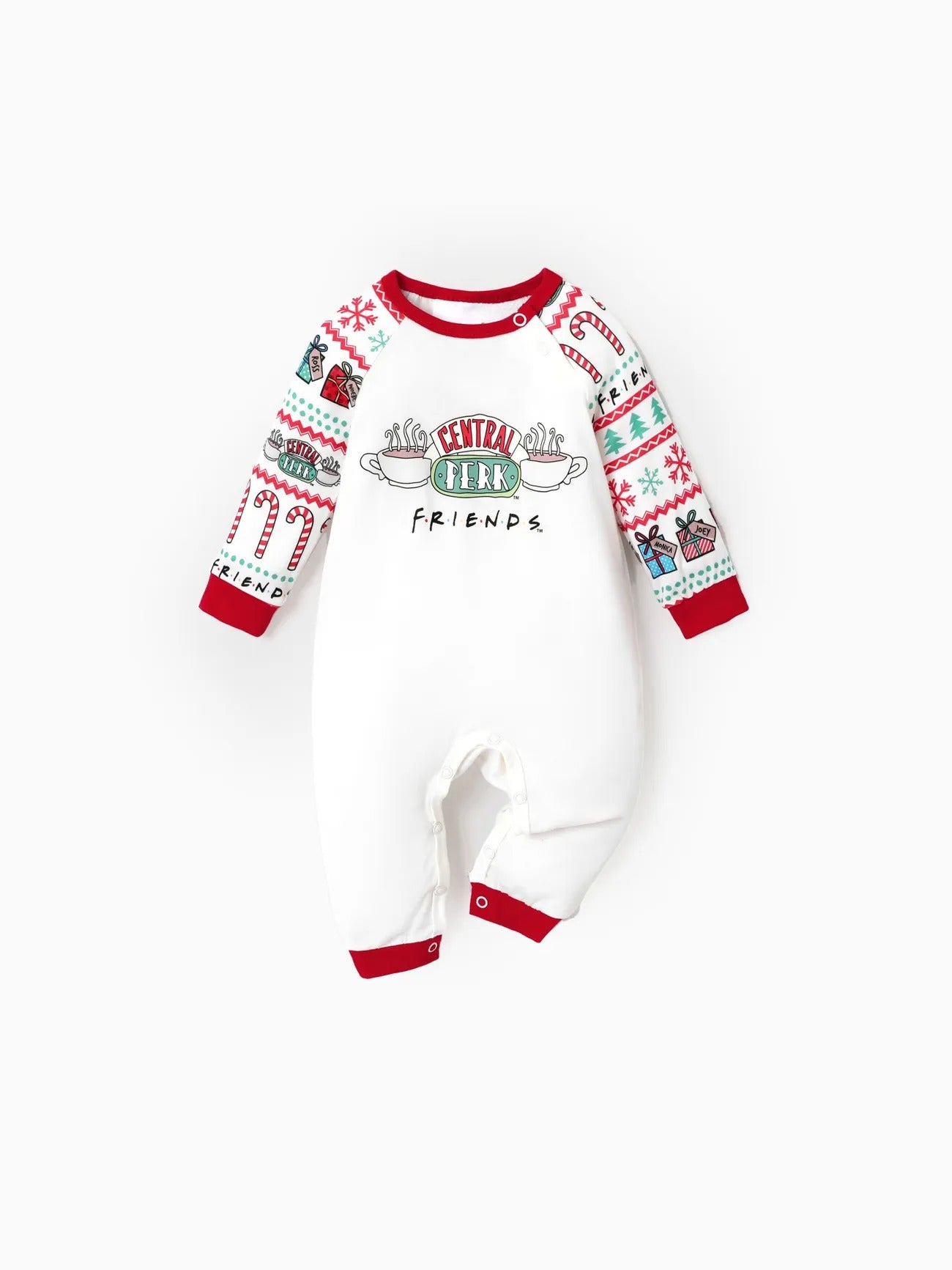 Christmas Friends Printed Family Matching Set Baby