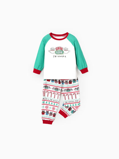 Christmas Friends Printed Family Matching Set Kids