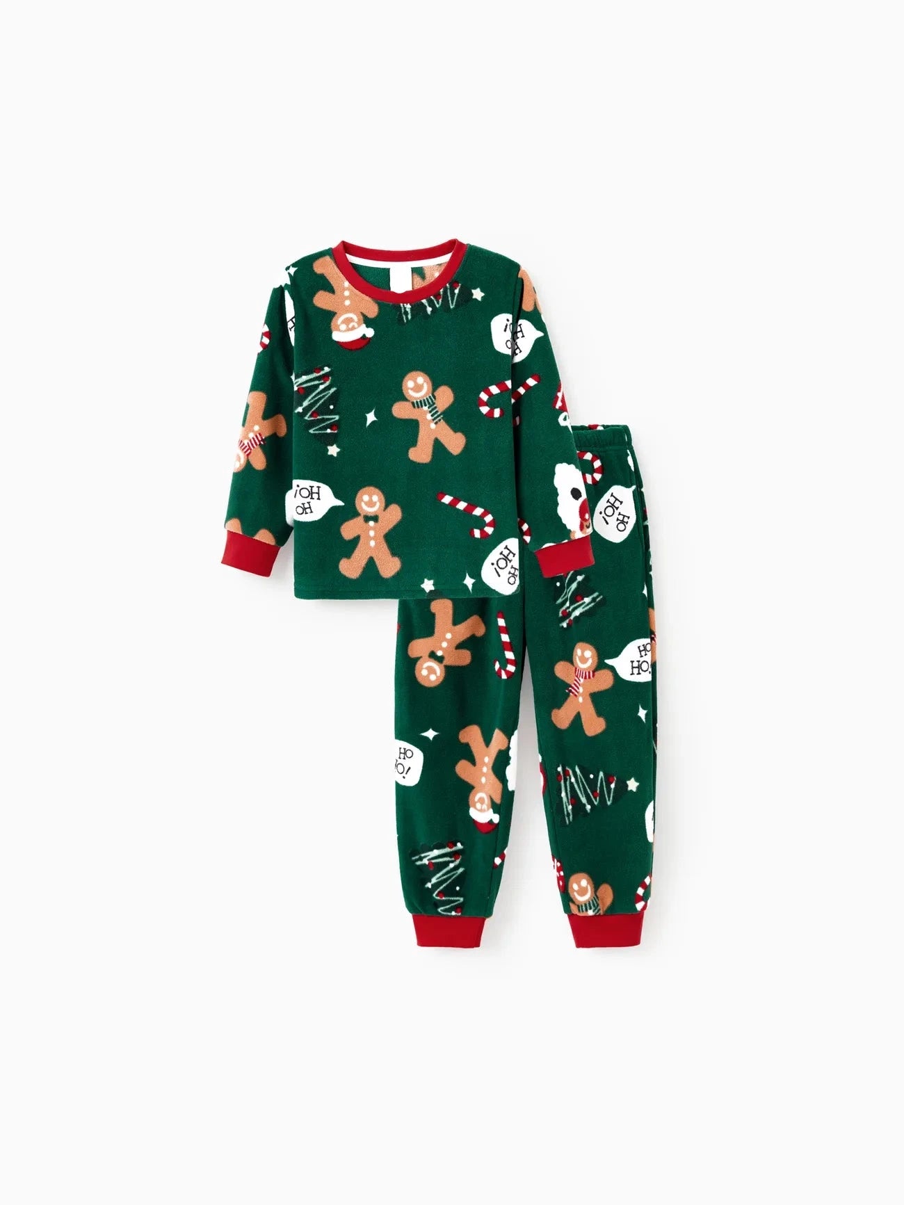 Christmas Gingerbread Printed Family Outfit Set Kids