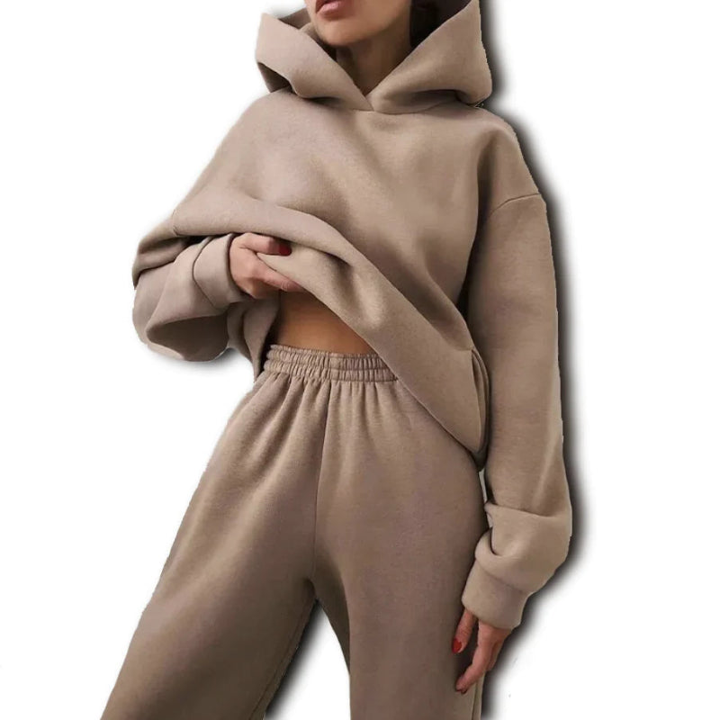 Contemporary Loungewear Set Khaki