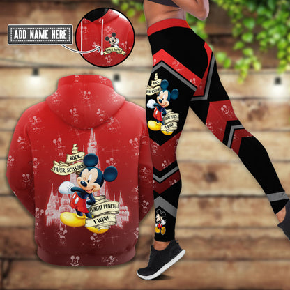 Custom Mickey Mouse Hoodie And Leggings Set Hoodie And Leggings Set