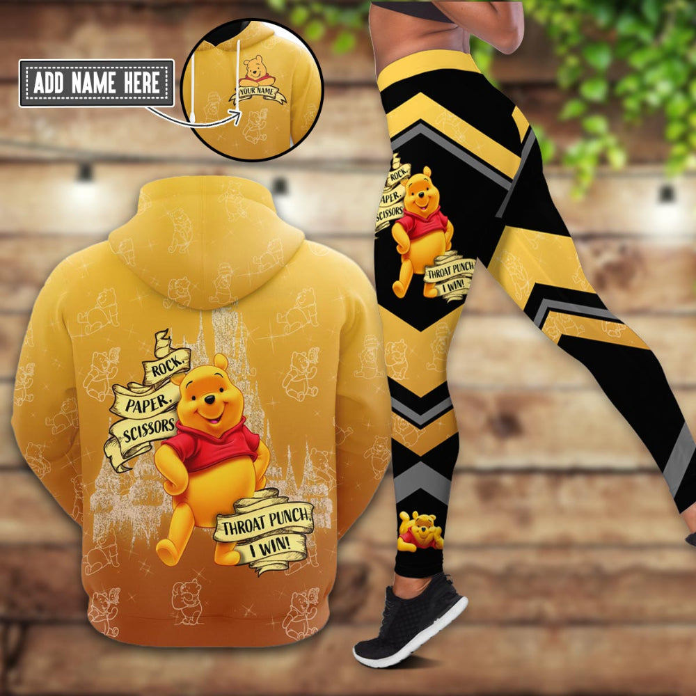 Custom Winnie The Pooh Hoodie And Leggings Set Hoodie And Leggings Set