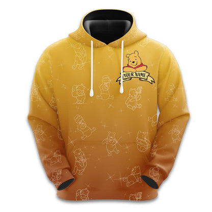 Custom Winnie The Pooh Hoodie And Leggings Set Hoodie