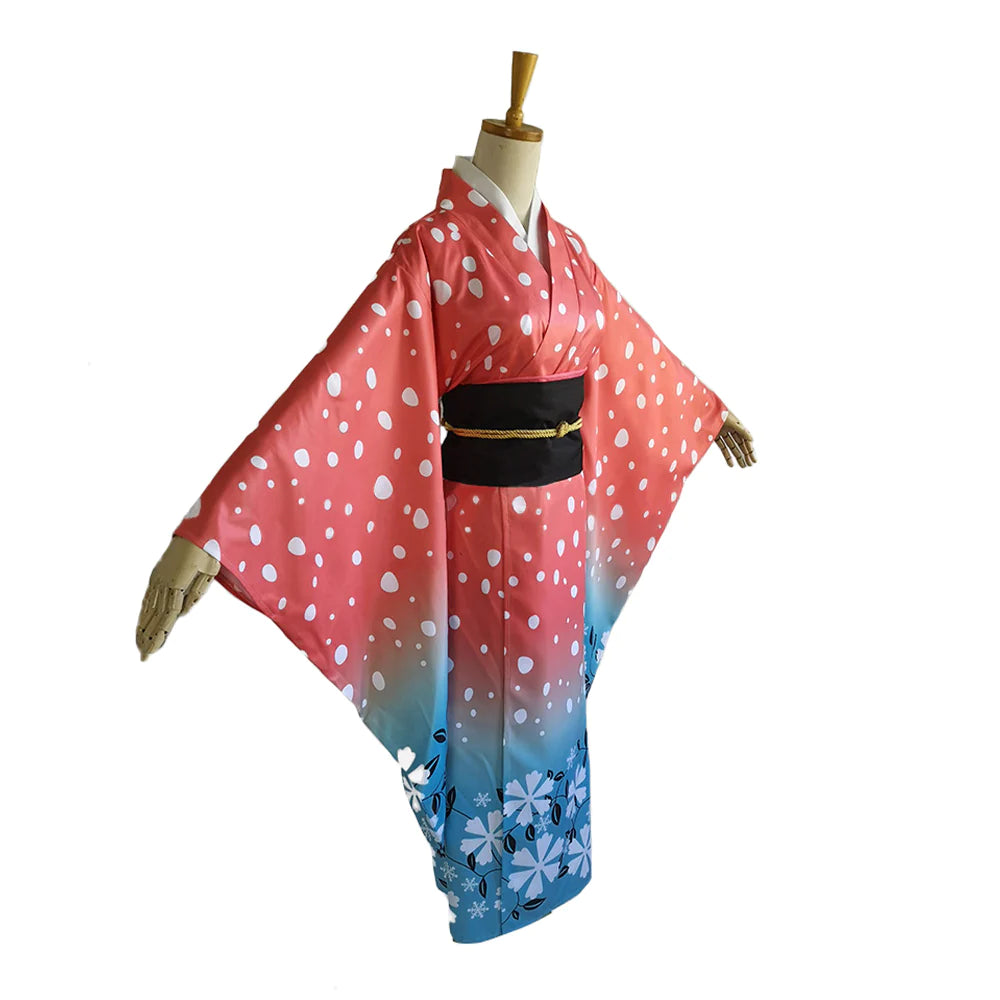 Kimetsu No Yaiba Koyuki Costume Kimono Dress