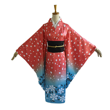 Kimetsu No Yaiba Koyuki Costume Kimono Dress