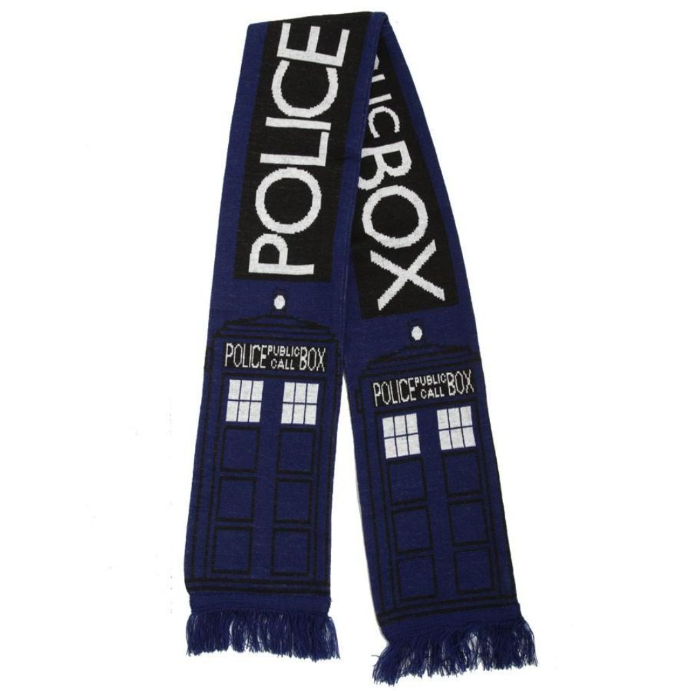 Doctor Who Scarf Police Box