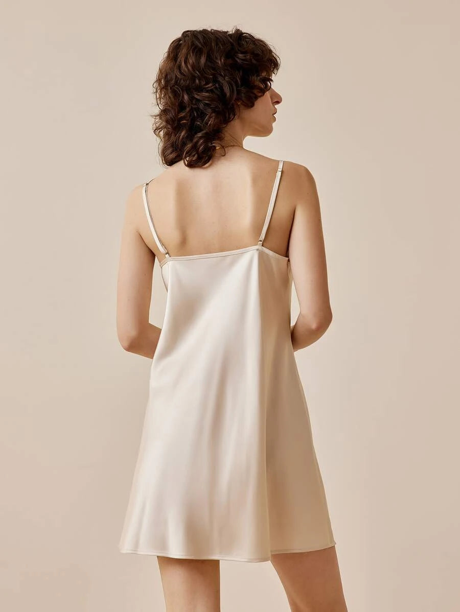 Elegant Sleeveless Satin Nightgowns