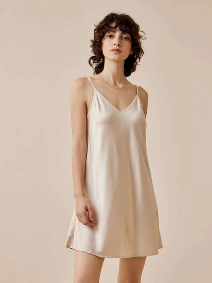 Elegant Sleeveless Satin Nightgowns