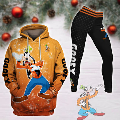 Enchanted Castle Pattern Activewear Set Hoodie And Leggings Set