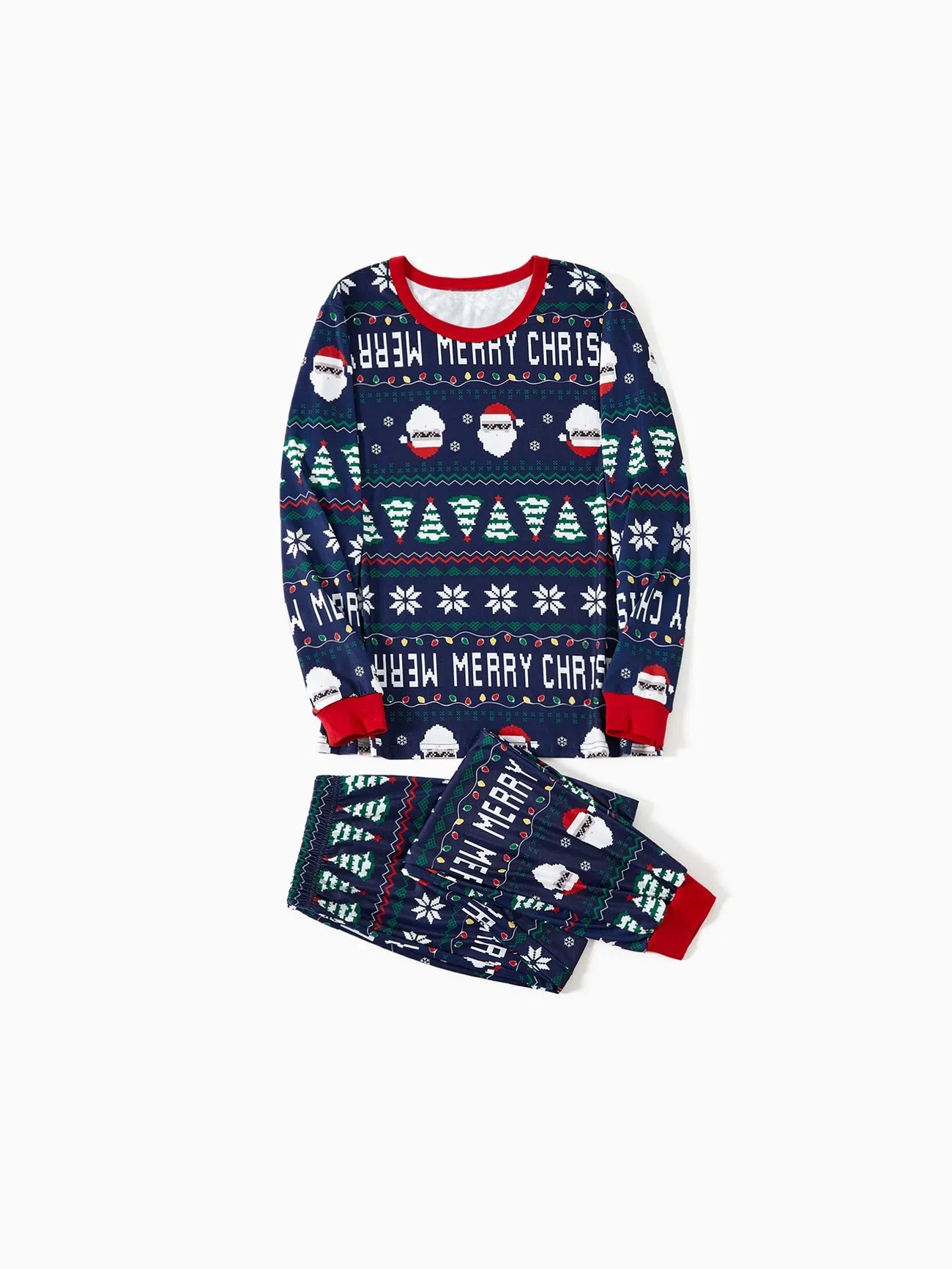 Festive Family Matching Pajama Set Men