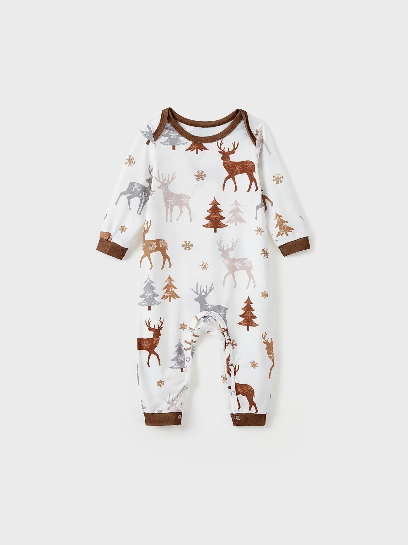 Festive Reindeer Family Matching Pajama Set Baby