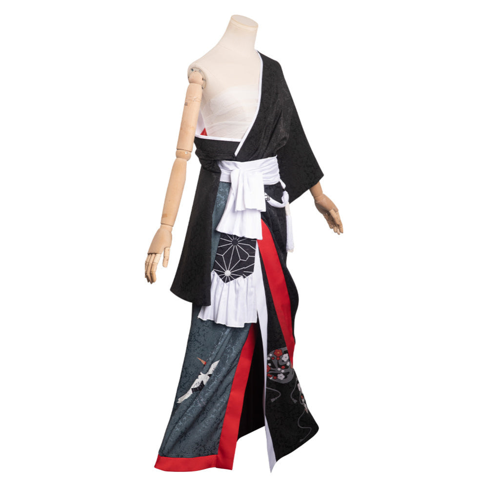 Final Fantasy Crane Kimono Suit